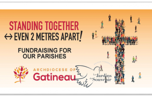 2021 fundraising campaign for our parishes: Standing together ↔ even 2 metres apart!