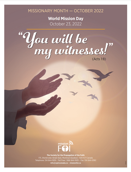 Missionary Month 2022: “You will be my witnesses”